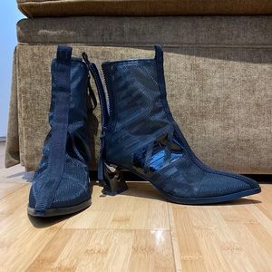 United Nude Mesh zip back bootie
